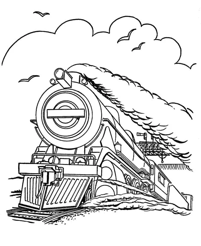 Train Coloring Pages 25