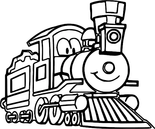 Train Coloring Pages 27