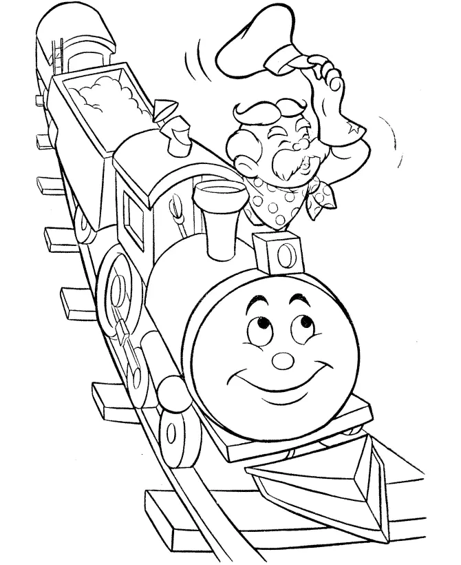 Train Coloring Pages 28