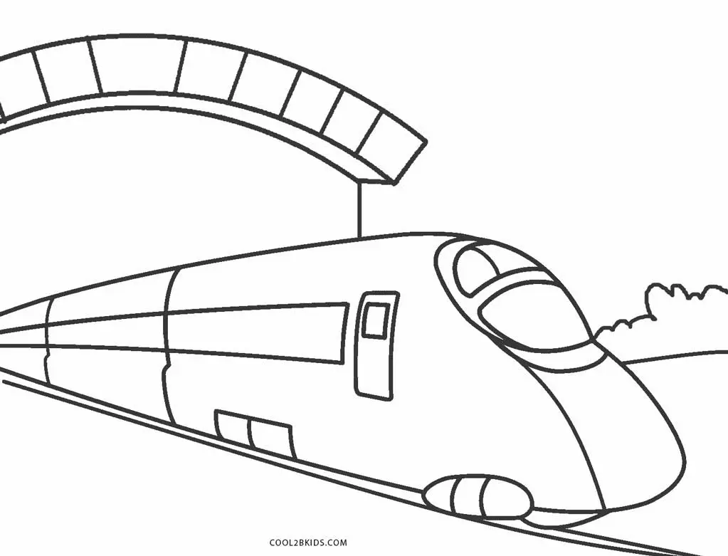Train Coloring Pages 29