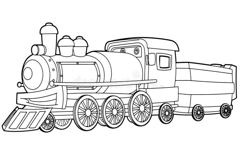 Train Coloring Pages 32