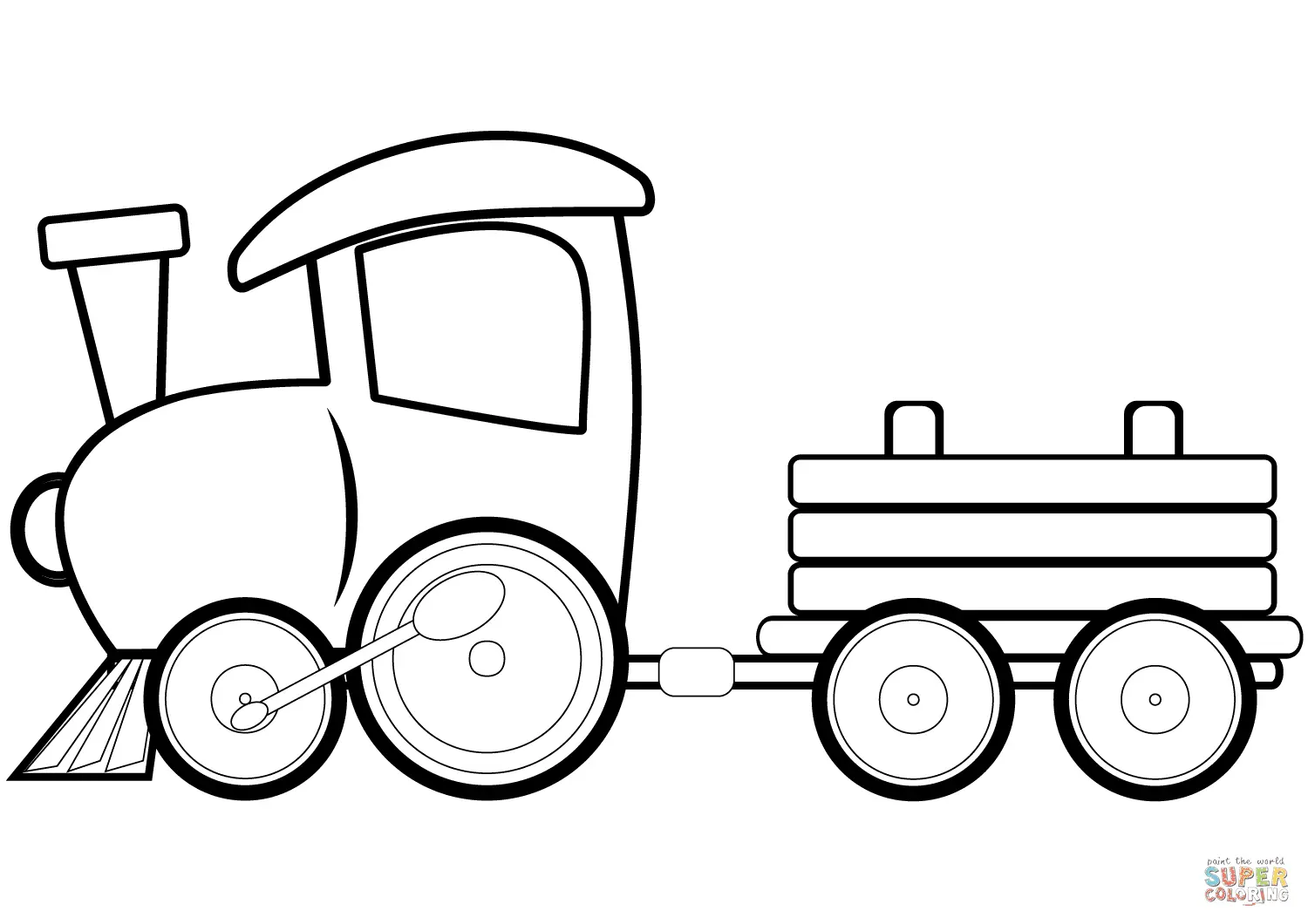 Train Coloring Pages 33