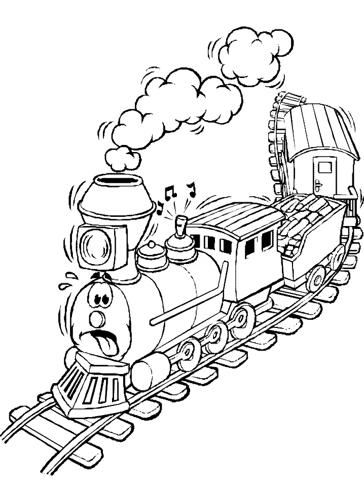 Train Coloring Pages 34