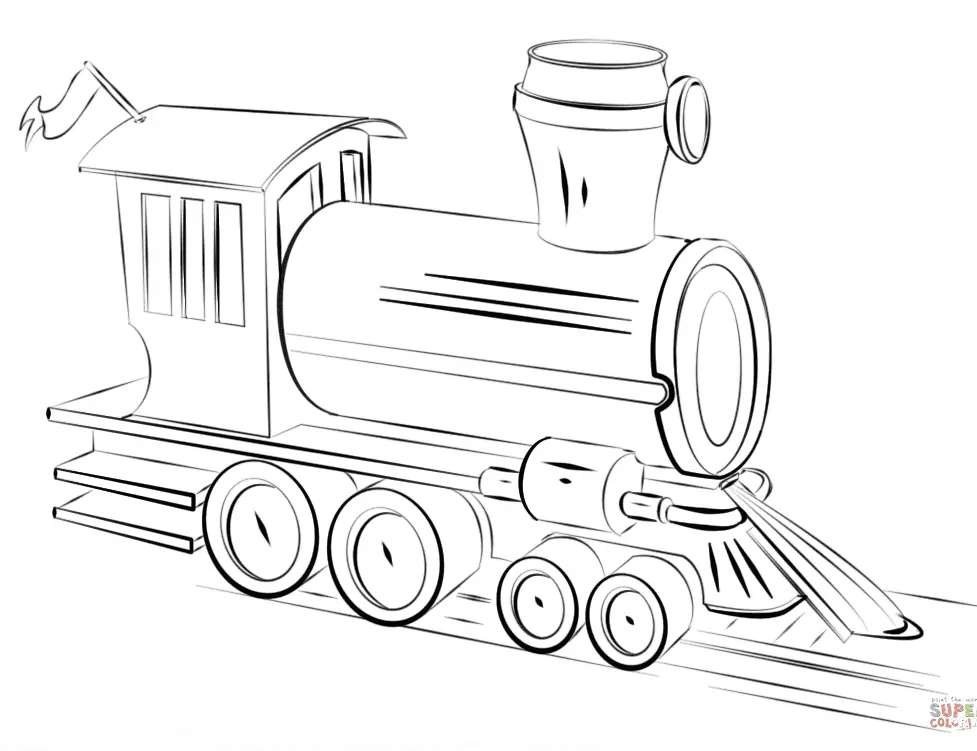 Train Coloring Pages 38
