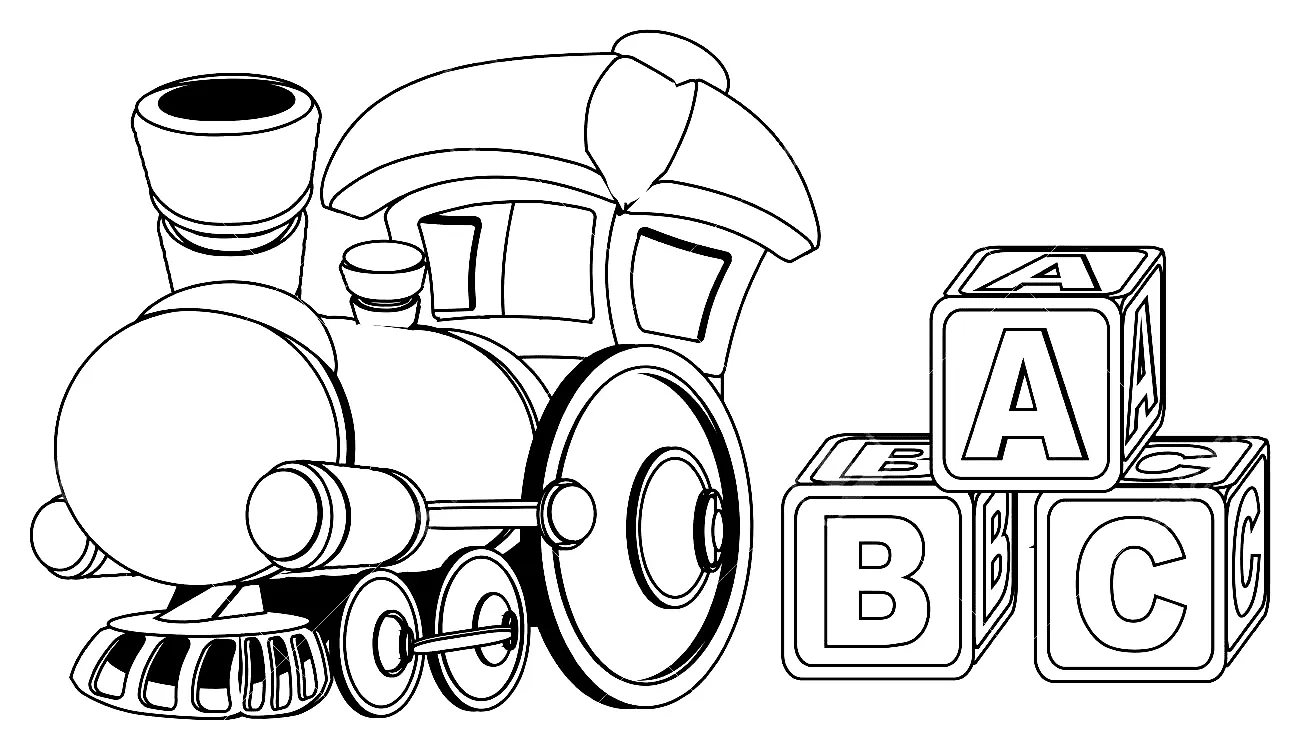 Train Coloring Pages 41