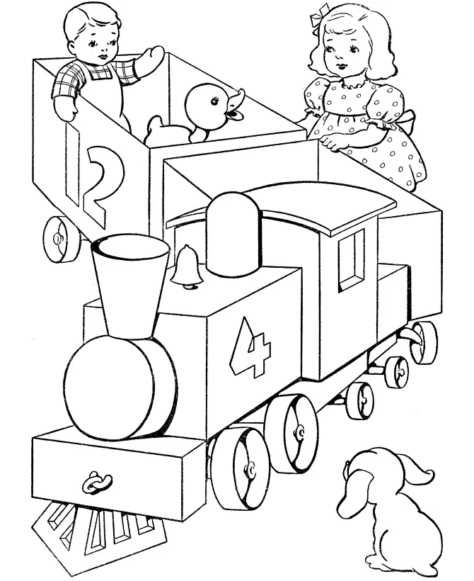 Train Coloring Pages 43