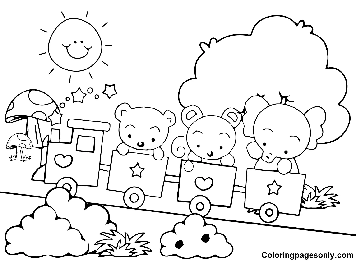 Train Coloring Pages 45