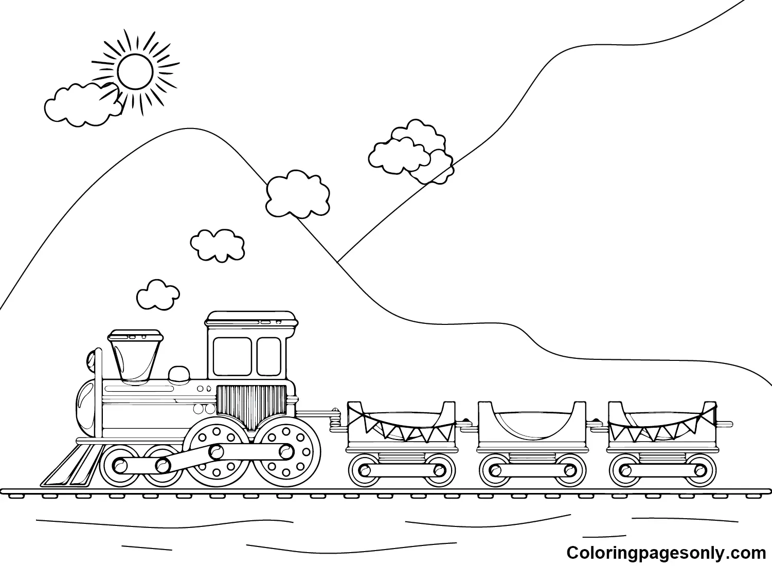 Train Coloring Pages 47