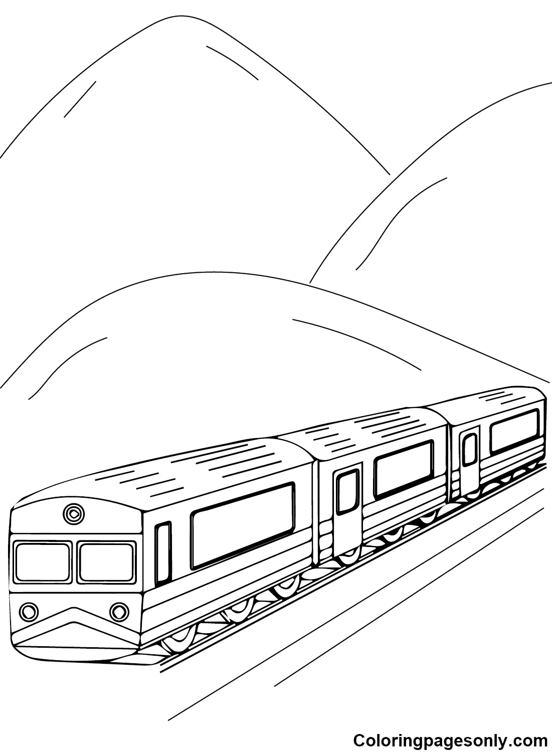 Train Coloring Pages 49