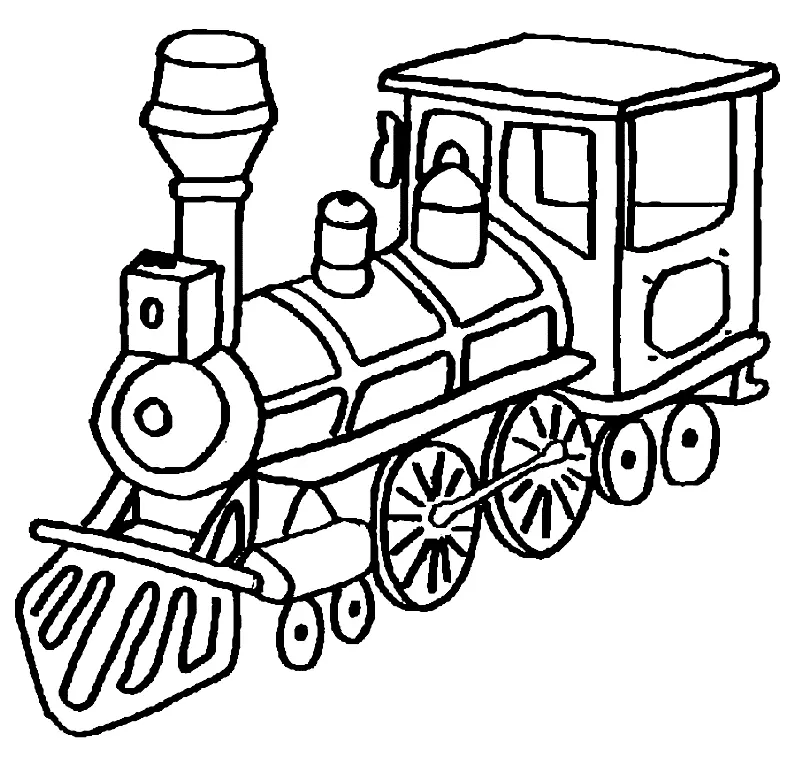 Train Coloring Pages 5