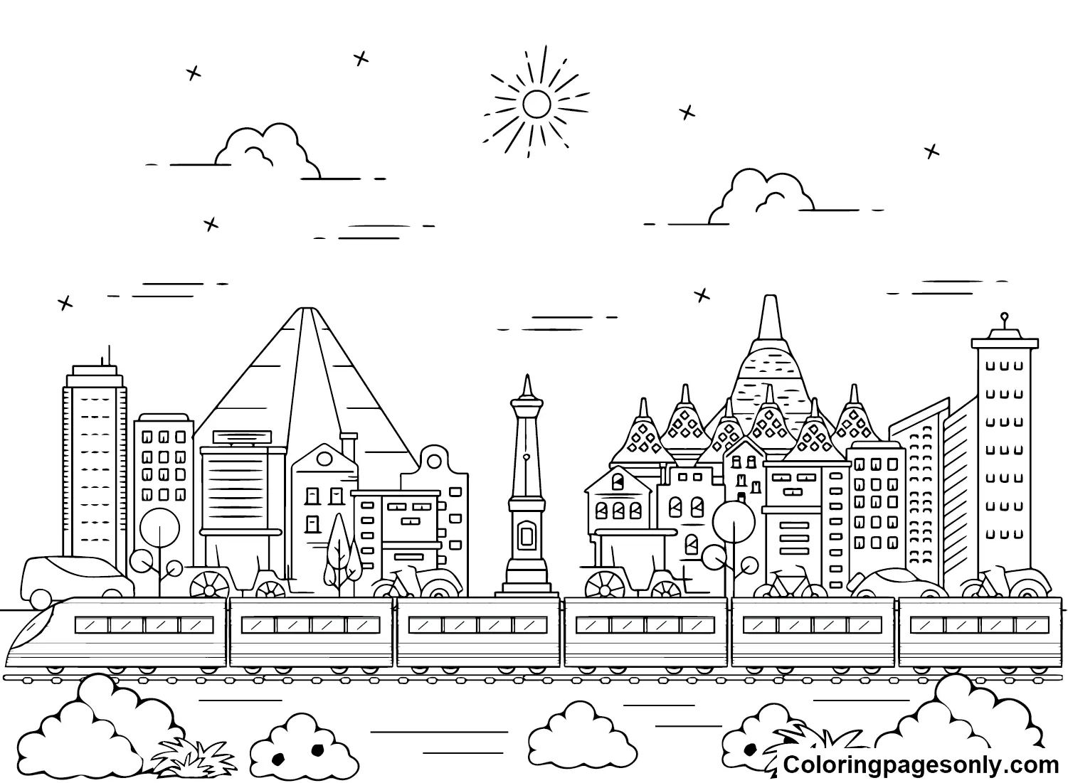 Train Coloring Pages 53