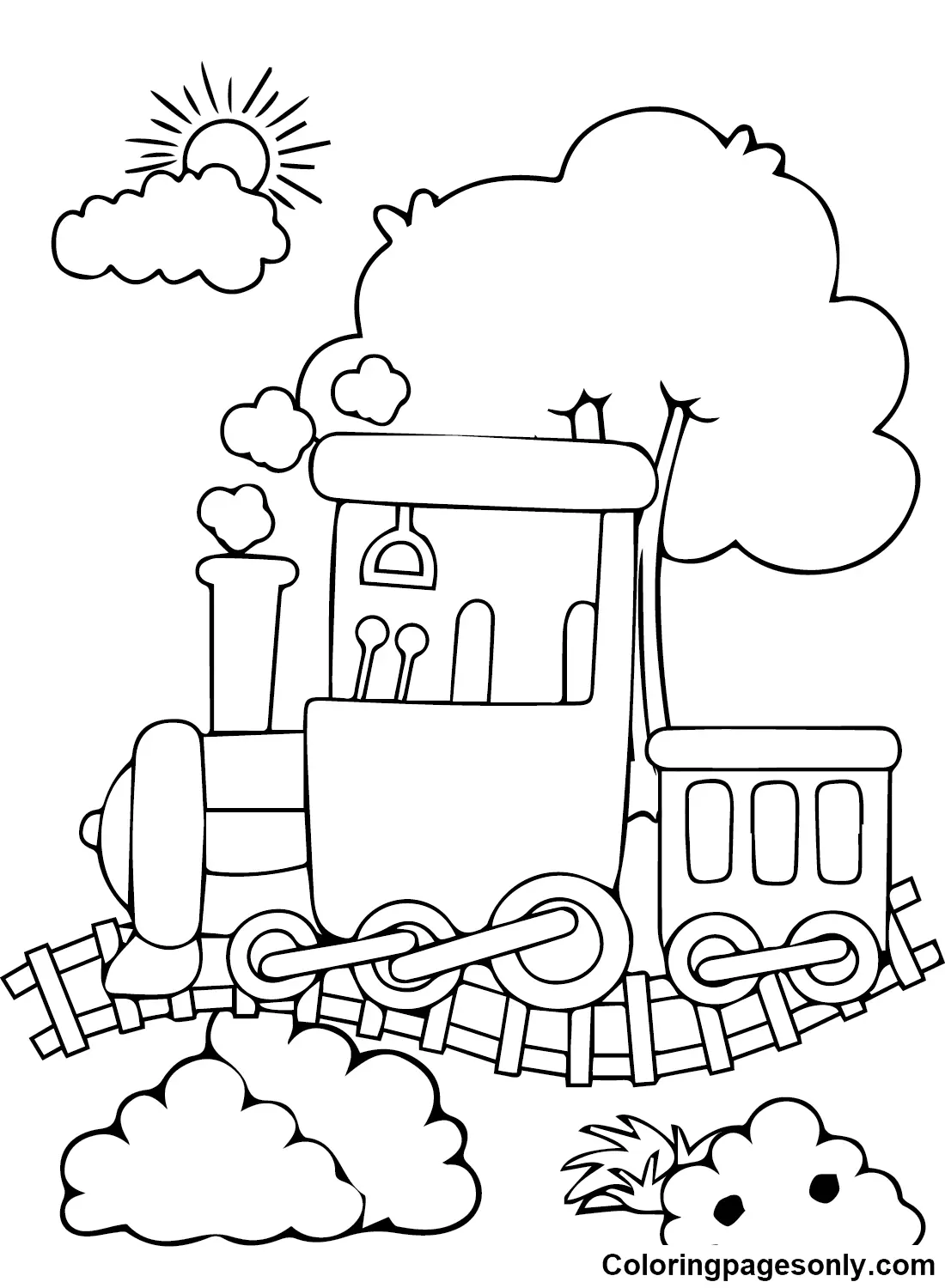 Train Coloring Pages 55