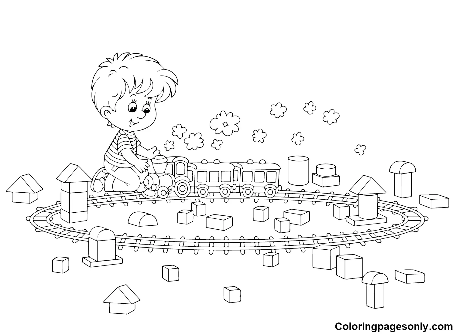 Train Coloring Pages 56