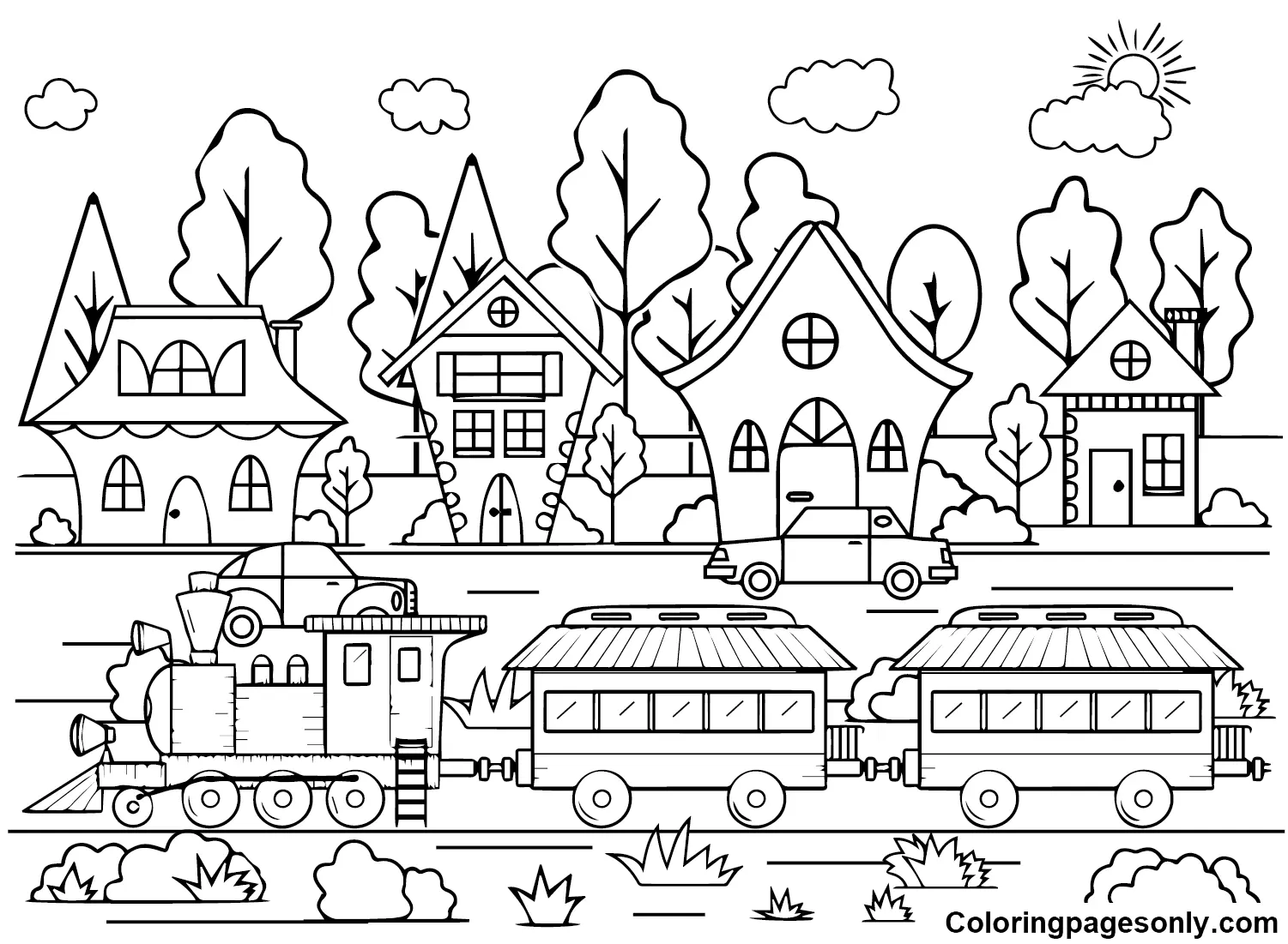 Train Coloring Pages 57