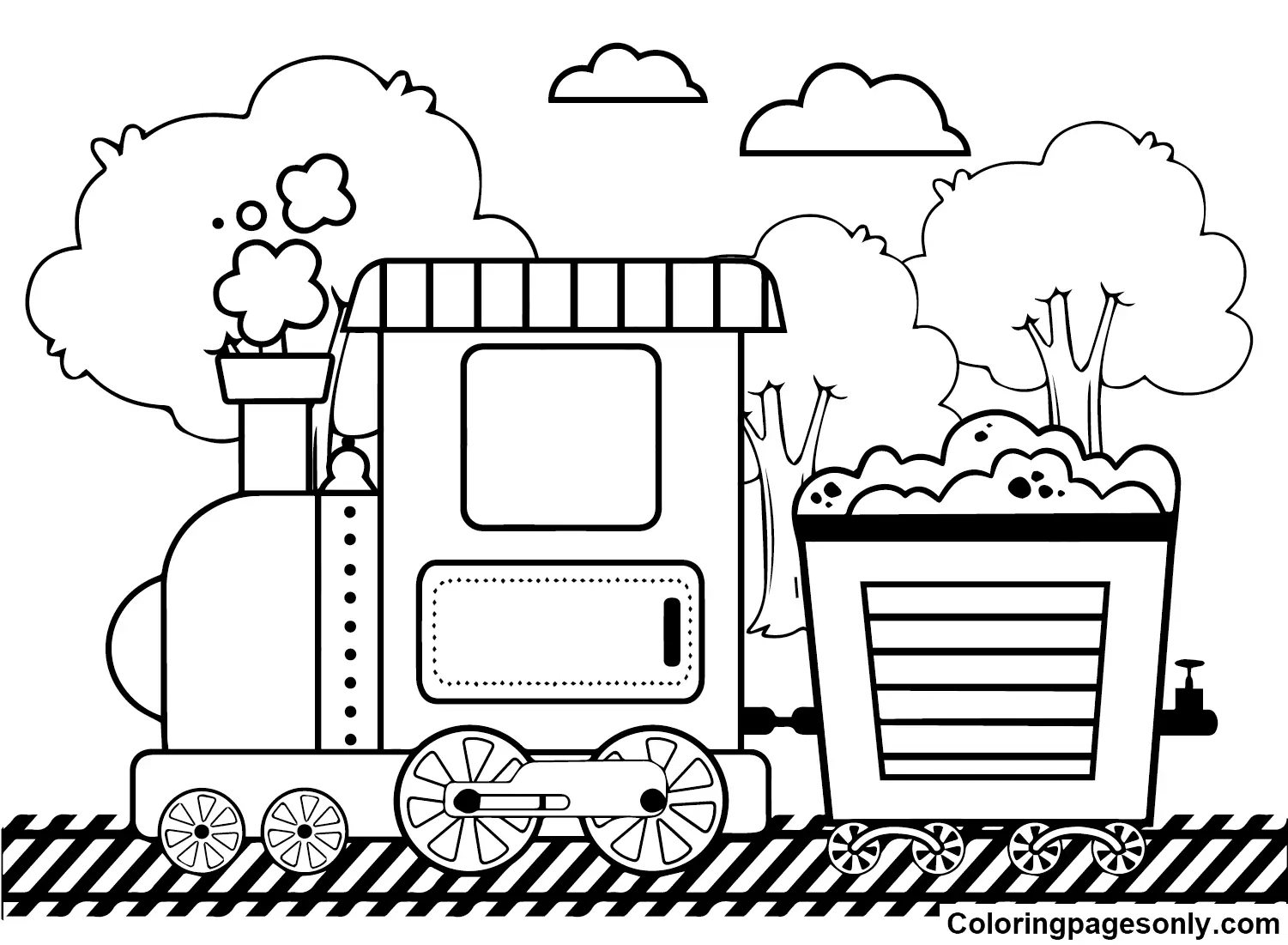 Train Coloring Pages 58
