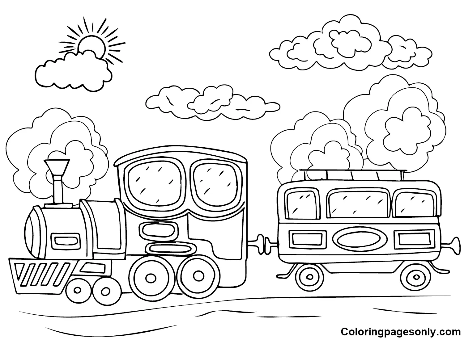 Train Coloring Pages 59