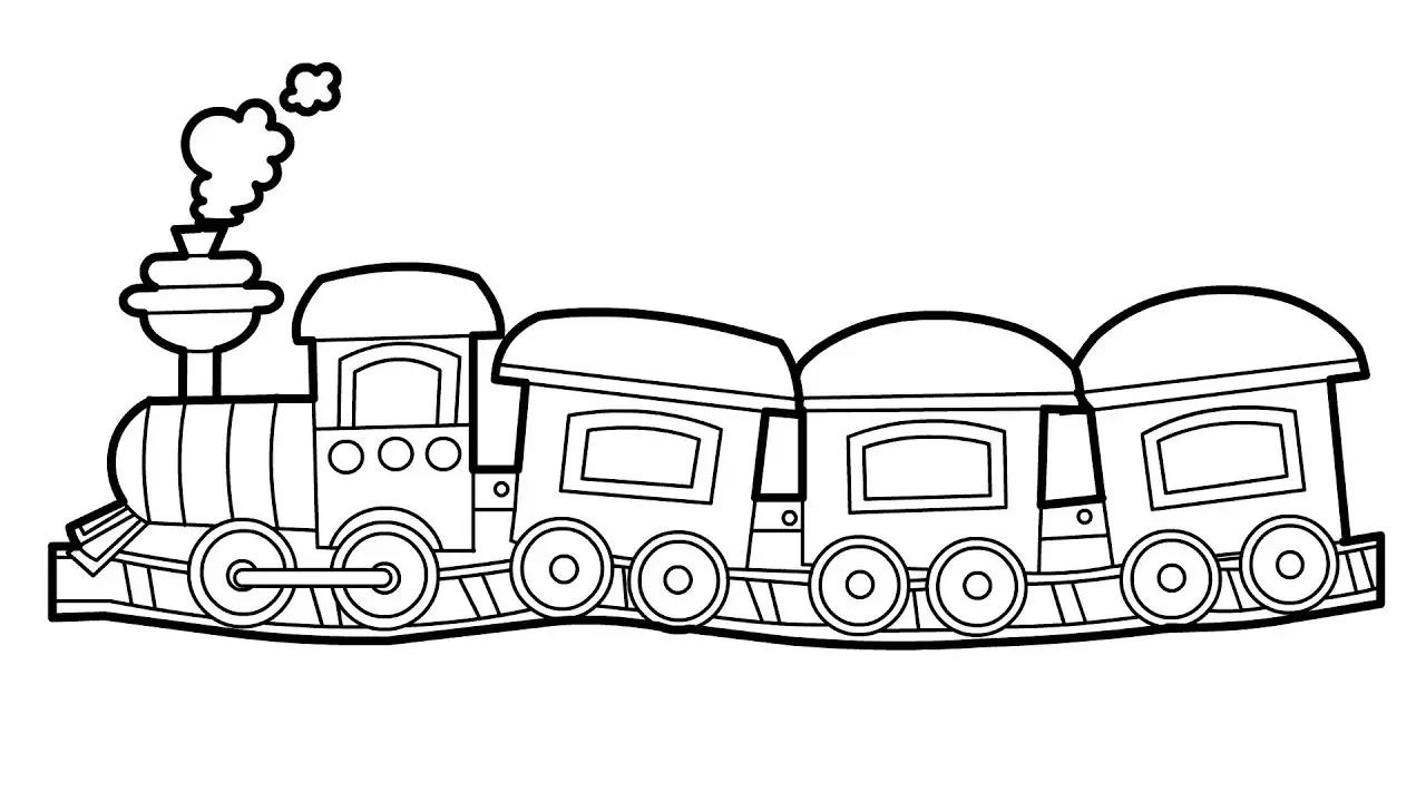 Train Coloring Pages 6