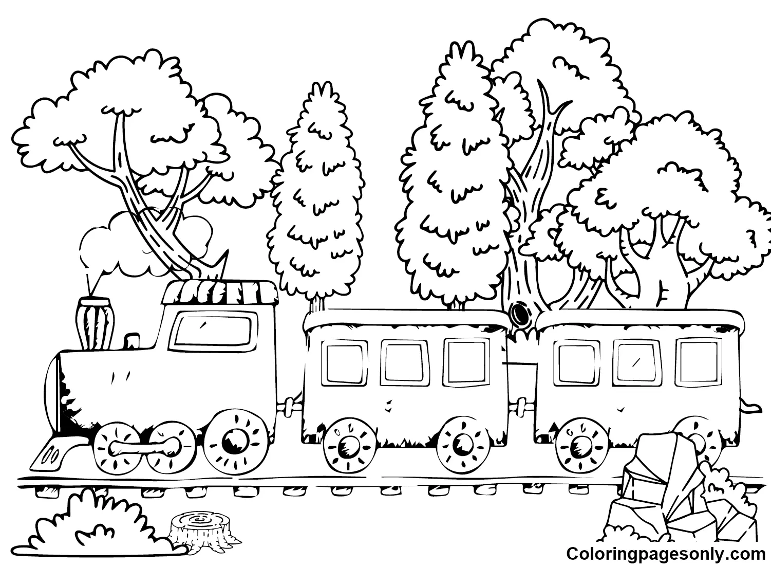 Train Coloring Pages 60