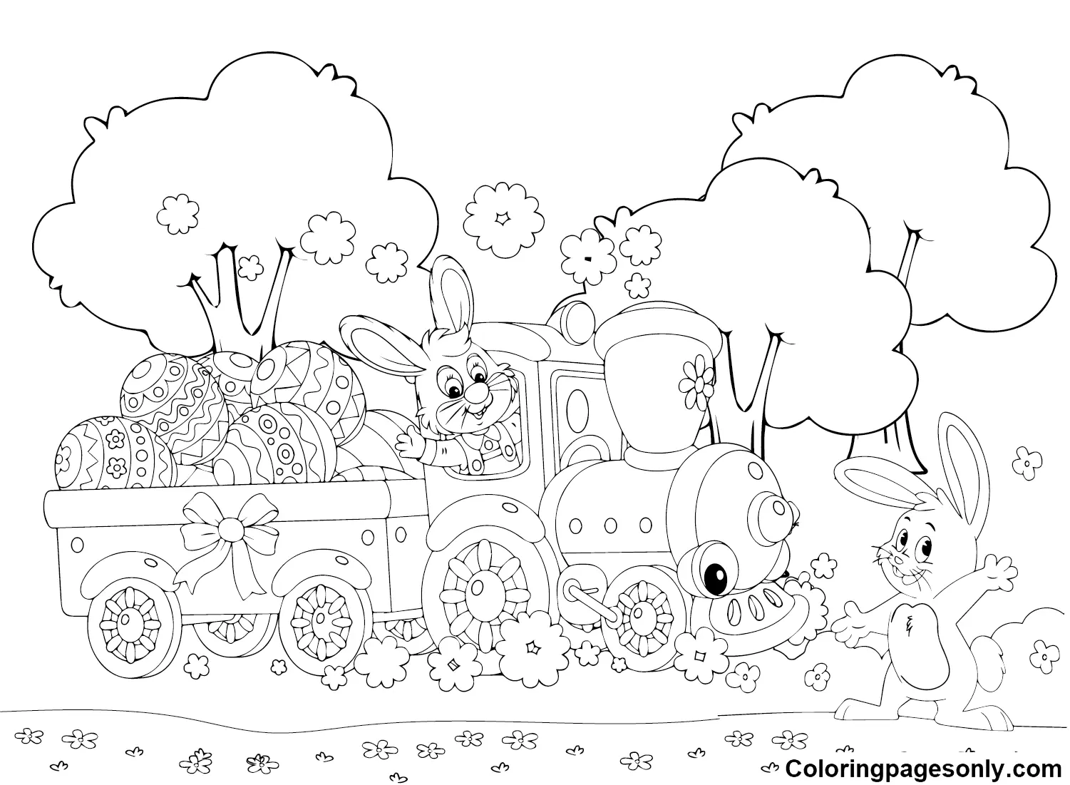 Train Coloring Pages 61