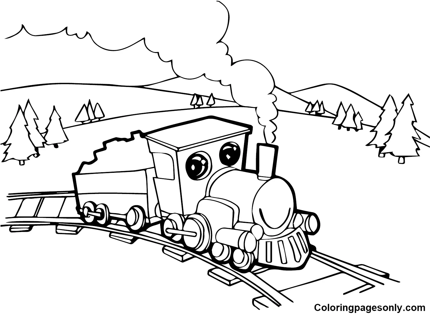 Train Coloring Pages 62