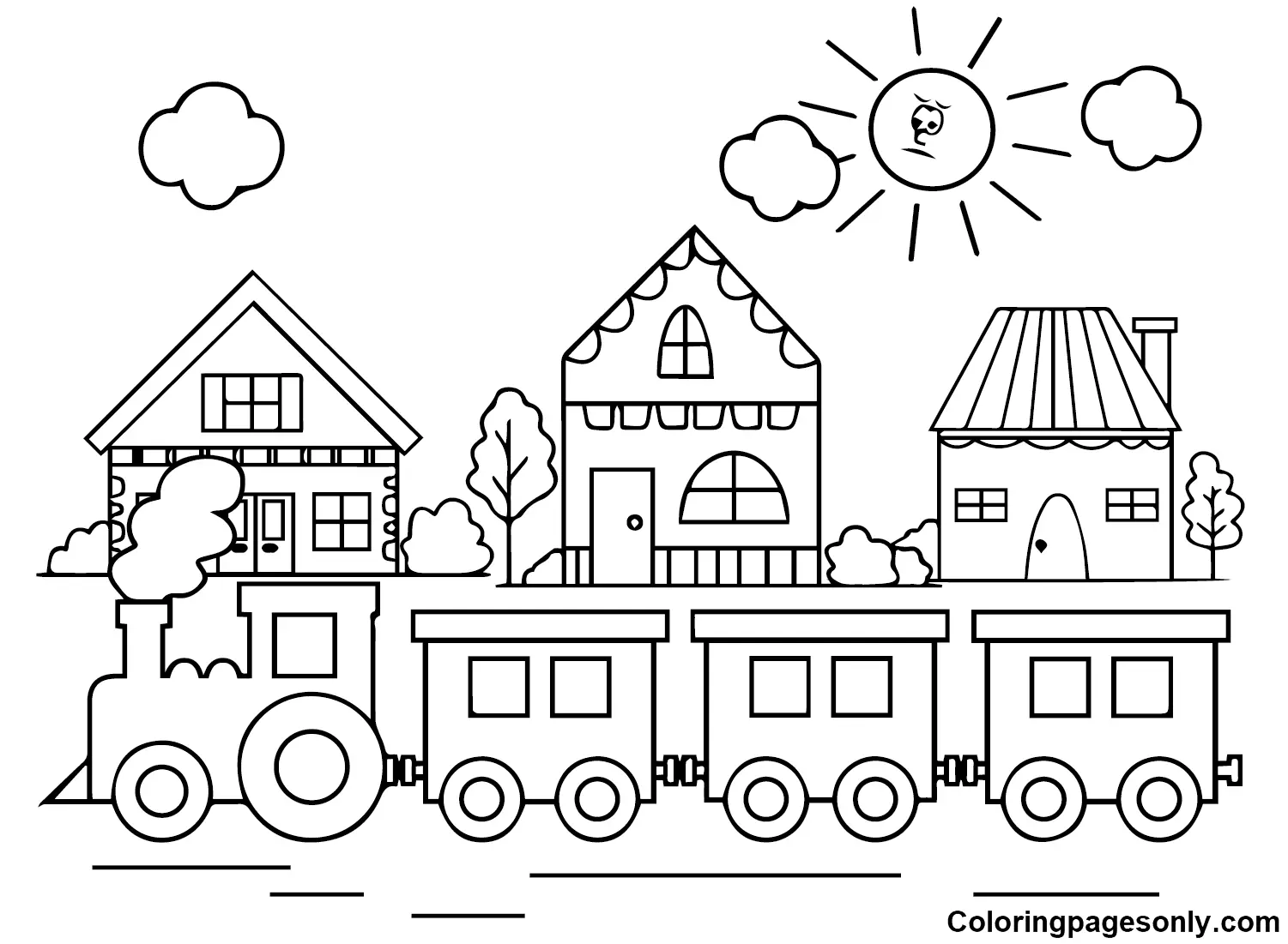 Train Coloring Pages 66