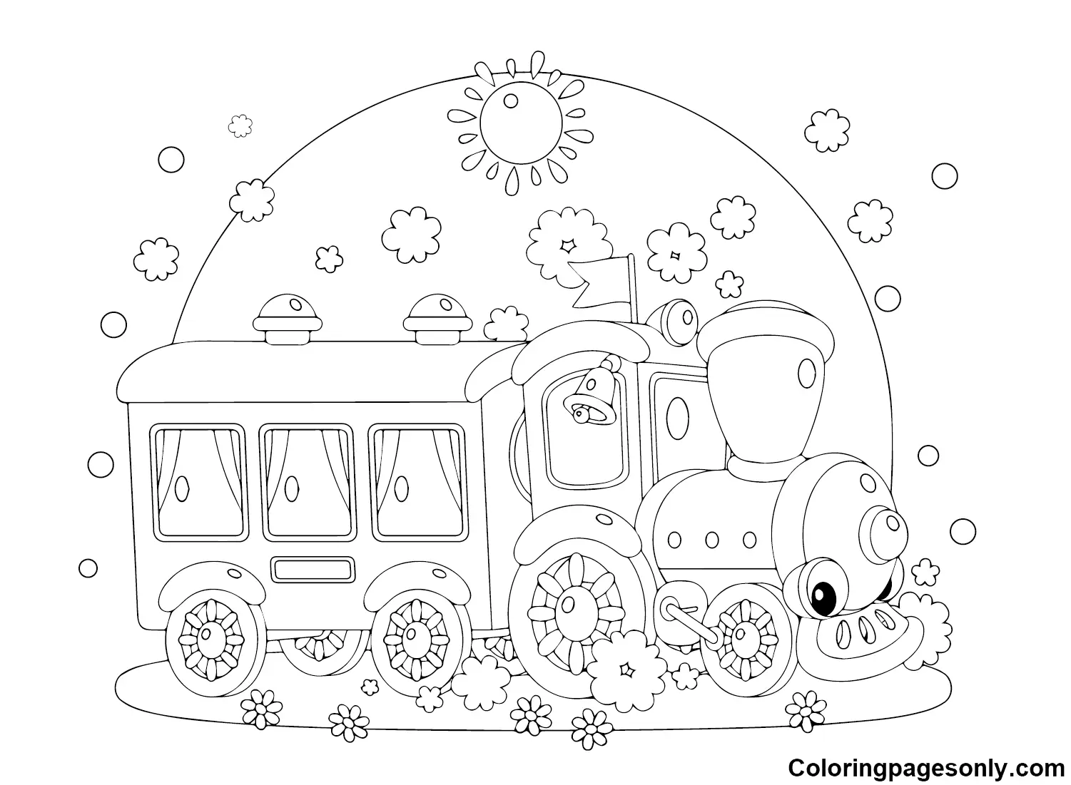 Train Coloring Pages 67