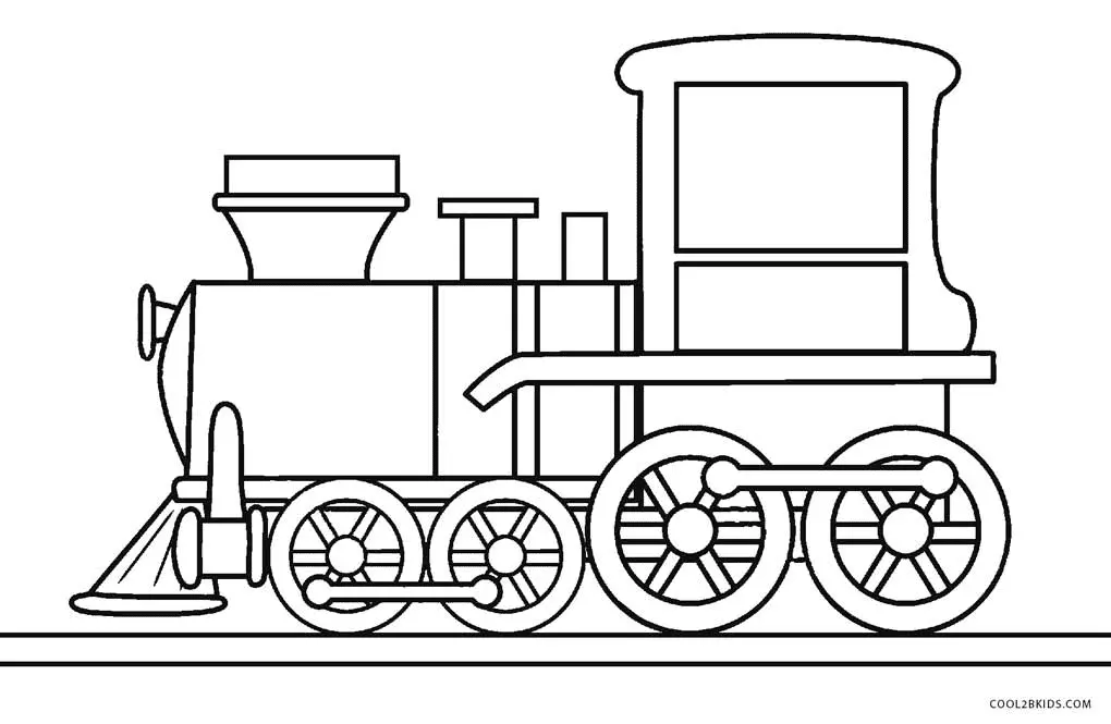 Train Coloring Pages 7