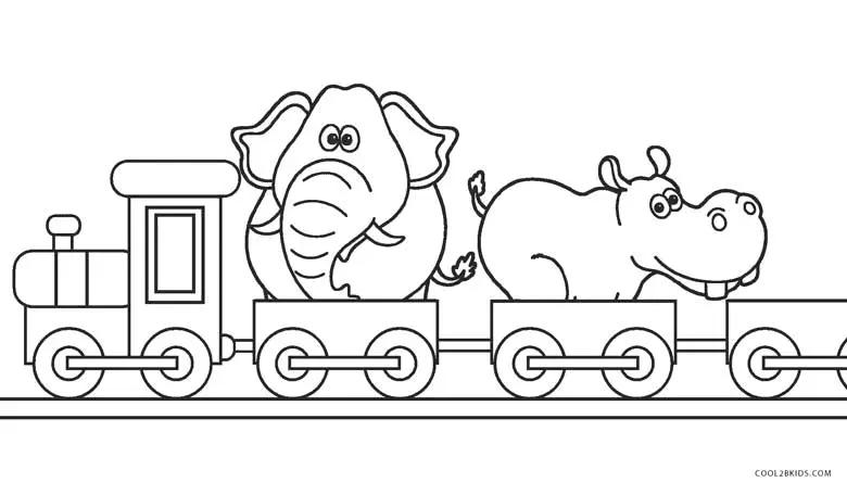 Train Coloring Pages 8