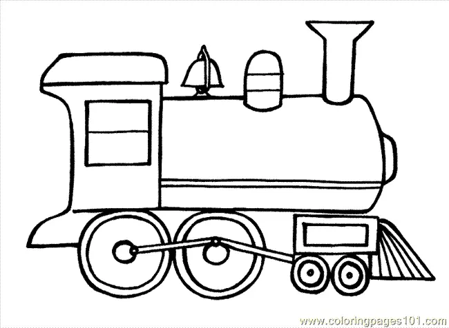 Train Coloring Pages 9