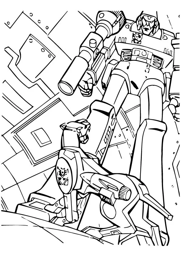 Transformers Coloring Pages 124