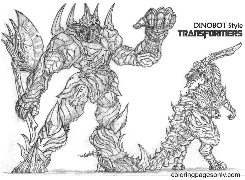 Transformers Coloring Pages 136