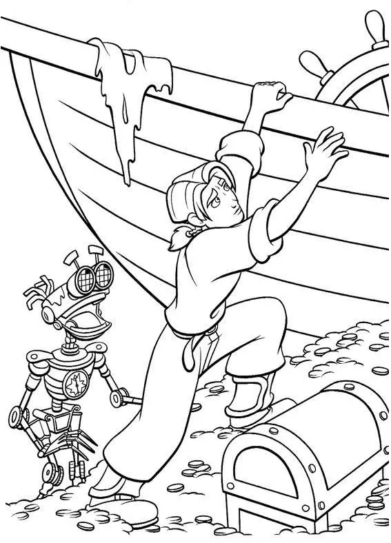El Planeta Del Tesoro Para Colorear 31