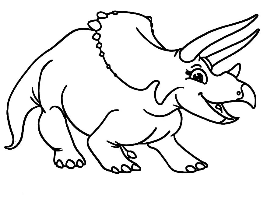 Triceratops Ausmalbilder 12