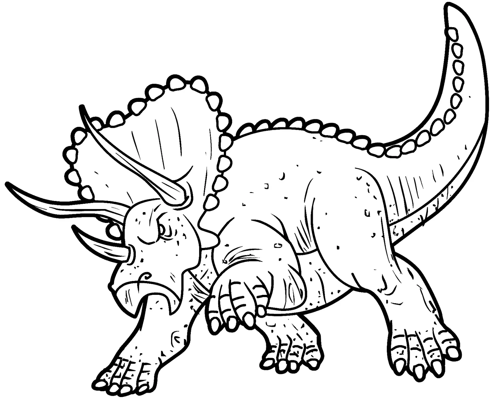 Triceratops Ausmalbilder 2