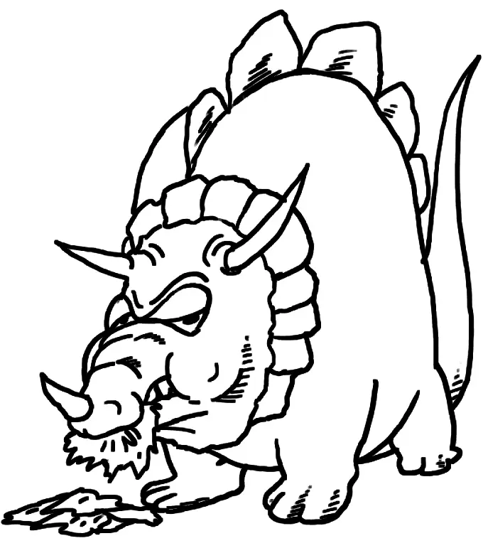 Triceratops Ausmalbilder 20