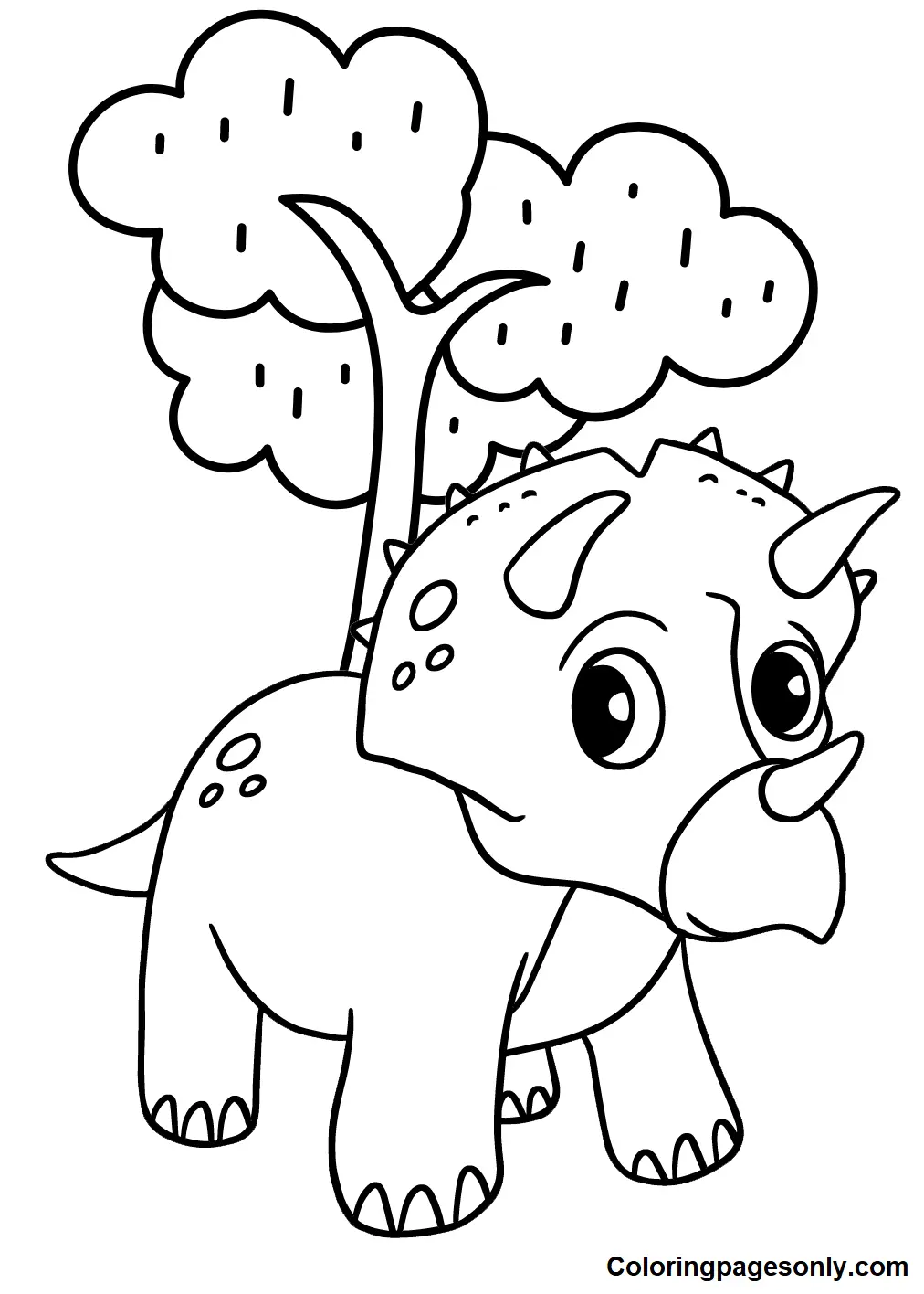 Triceratops Ausmalbilder 26