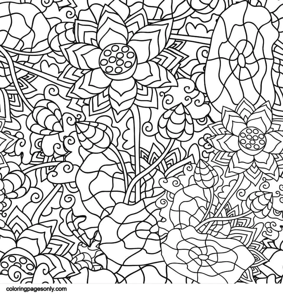 Trippy Coloring Pages 22