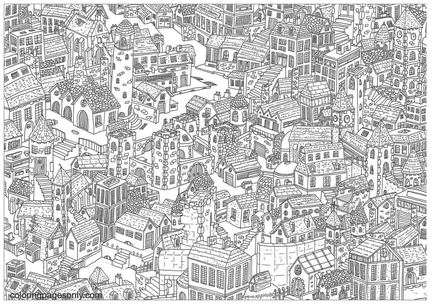 Trippy Coloring Pages 24