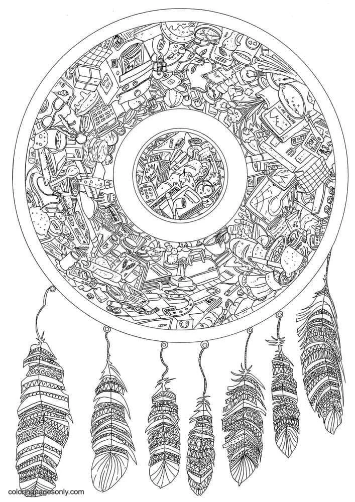 Trippy Coloring Pages 35