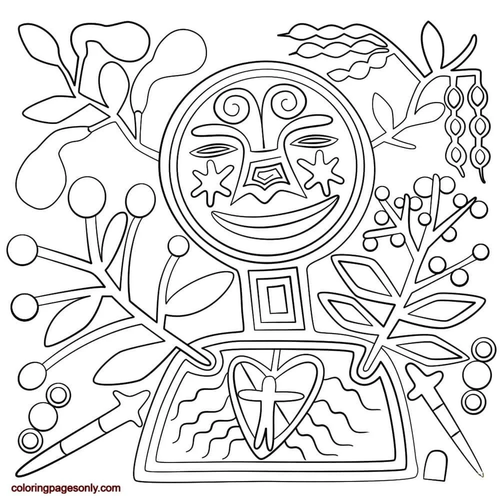 Trippy Coloring Pages 52