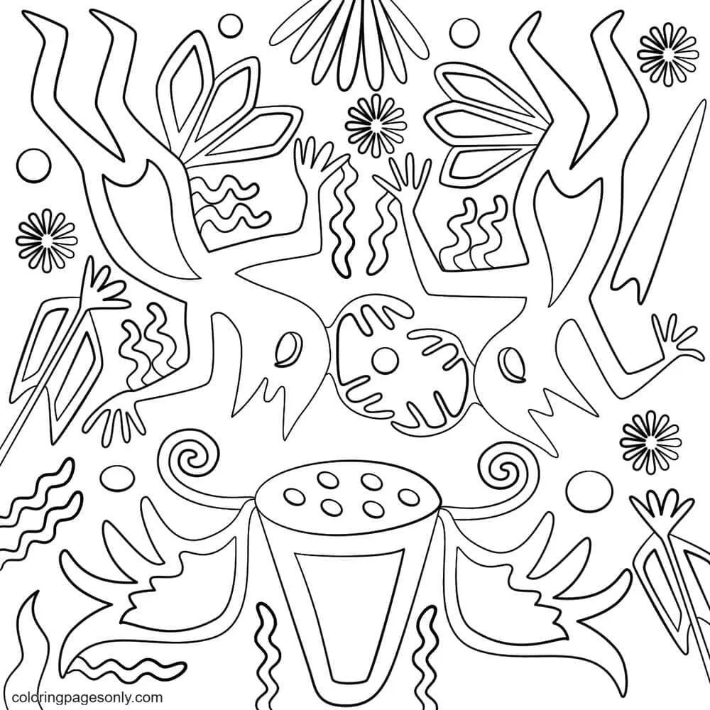 Trippy Coloring Pages 53