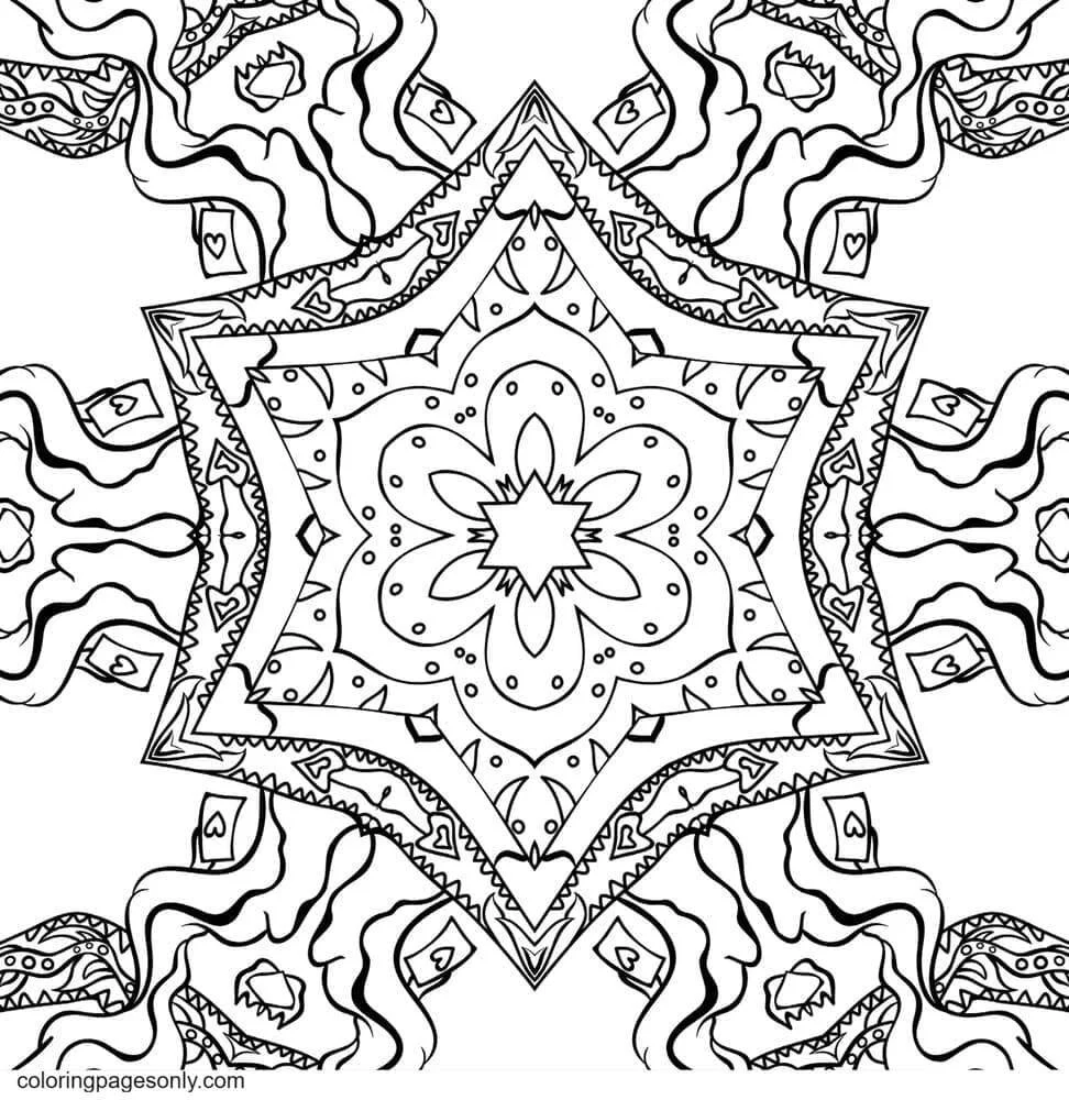 Trippy Coloring Pages 54
