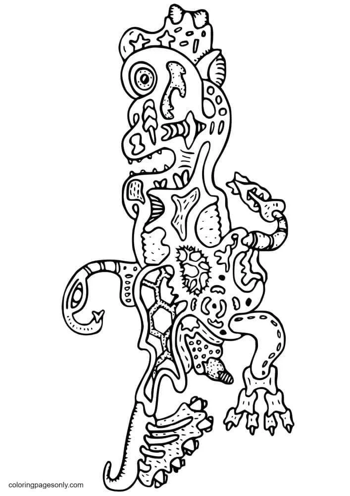 Trippy Coloring Pages 60