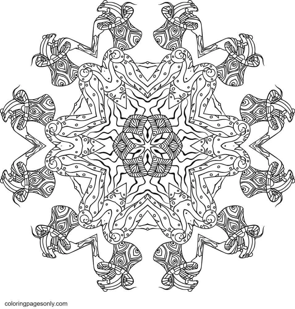 Trippy Coloring Pages 61