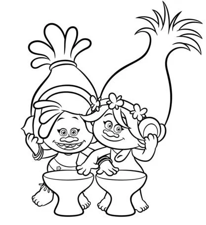 Desenhos de Trolls Para Colorir 13