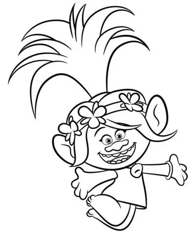 Desenhos de Trolls Para Colorir 14