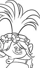 Desenhos de Trolls Para Colorir 4
