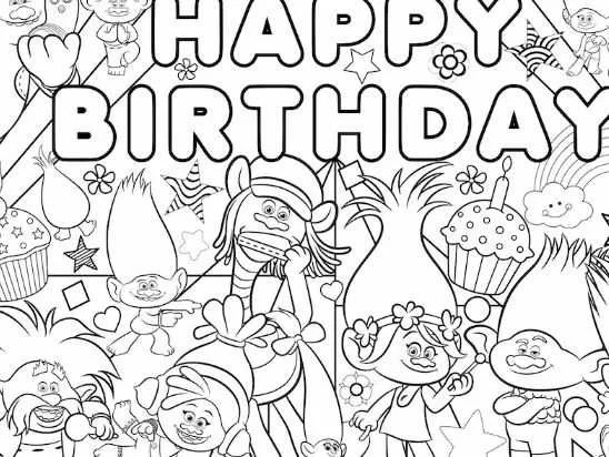 Desenhos de Trolls Para Colorir 6