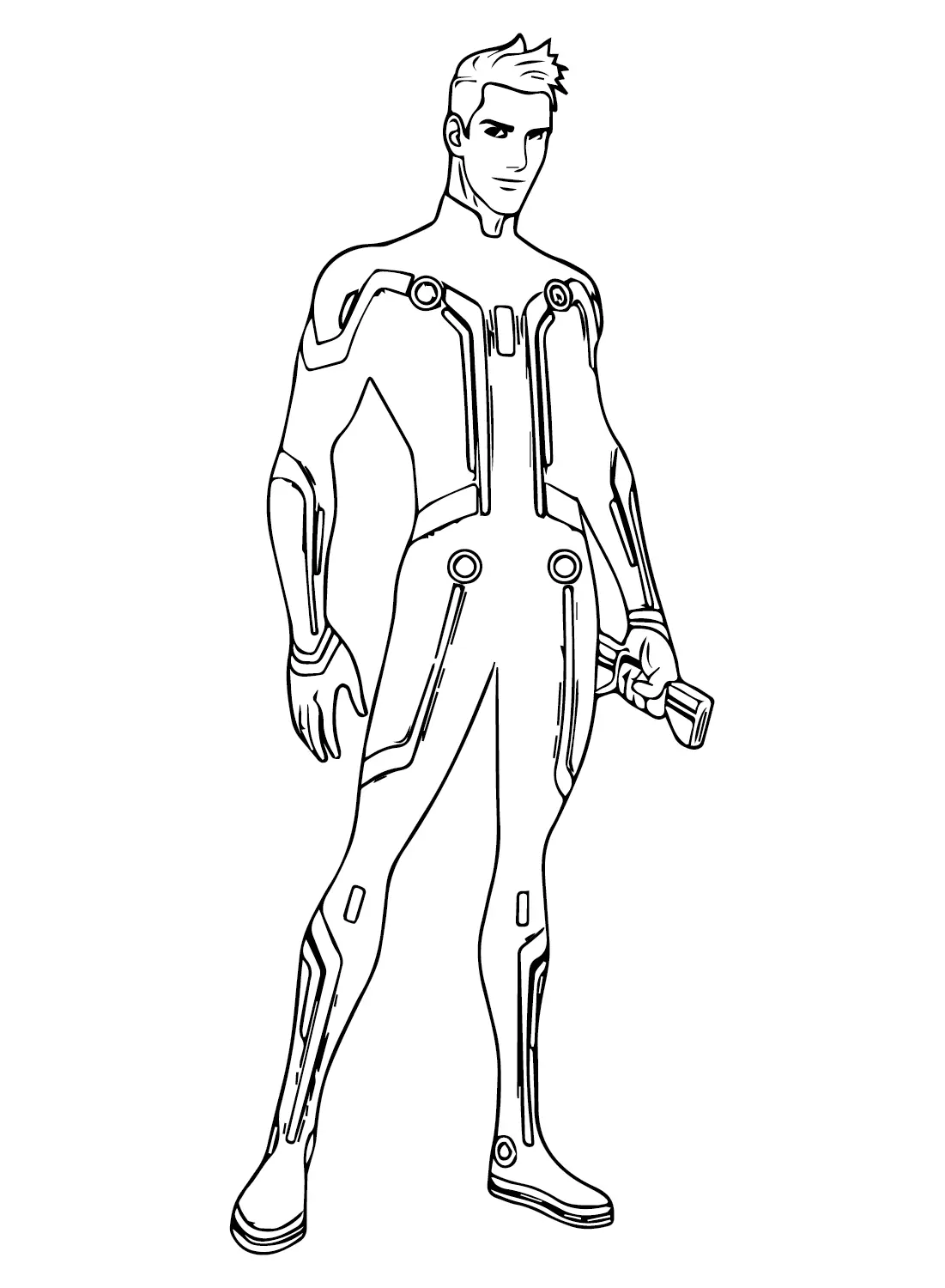 Desenhos de Tron Para Colorir 13