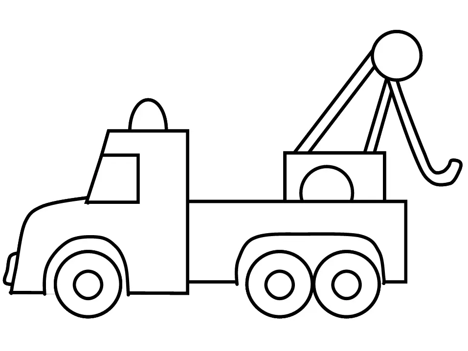 Desenhos de Caminhao Para Colorir 12
